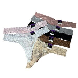 Lot Of 7 INC Lace Thong Panty‎ Underwear Panties XXL